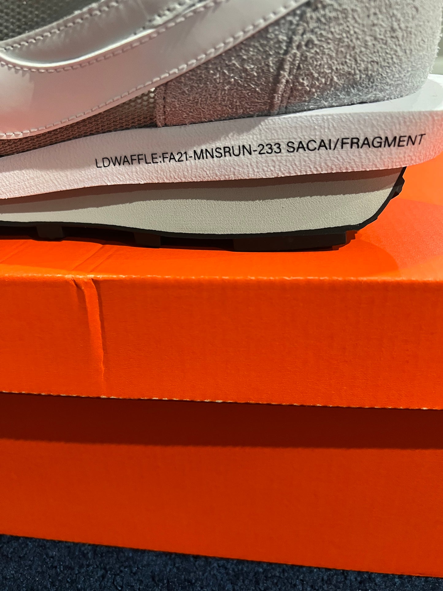 Nike LD Waffle SF sacai Fragment Grey